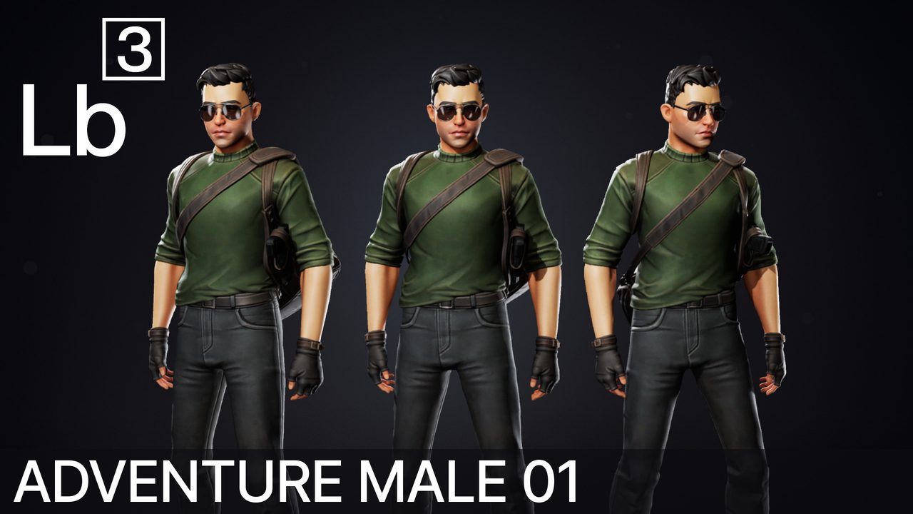 Adventure Male 01: Stylized Character