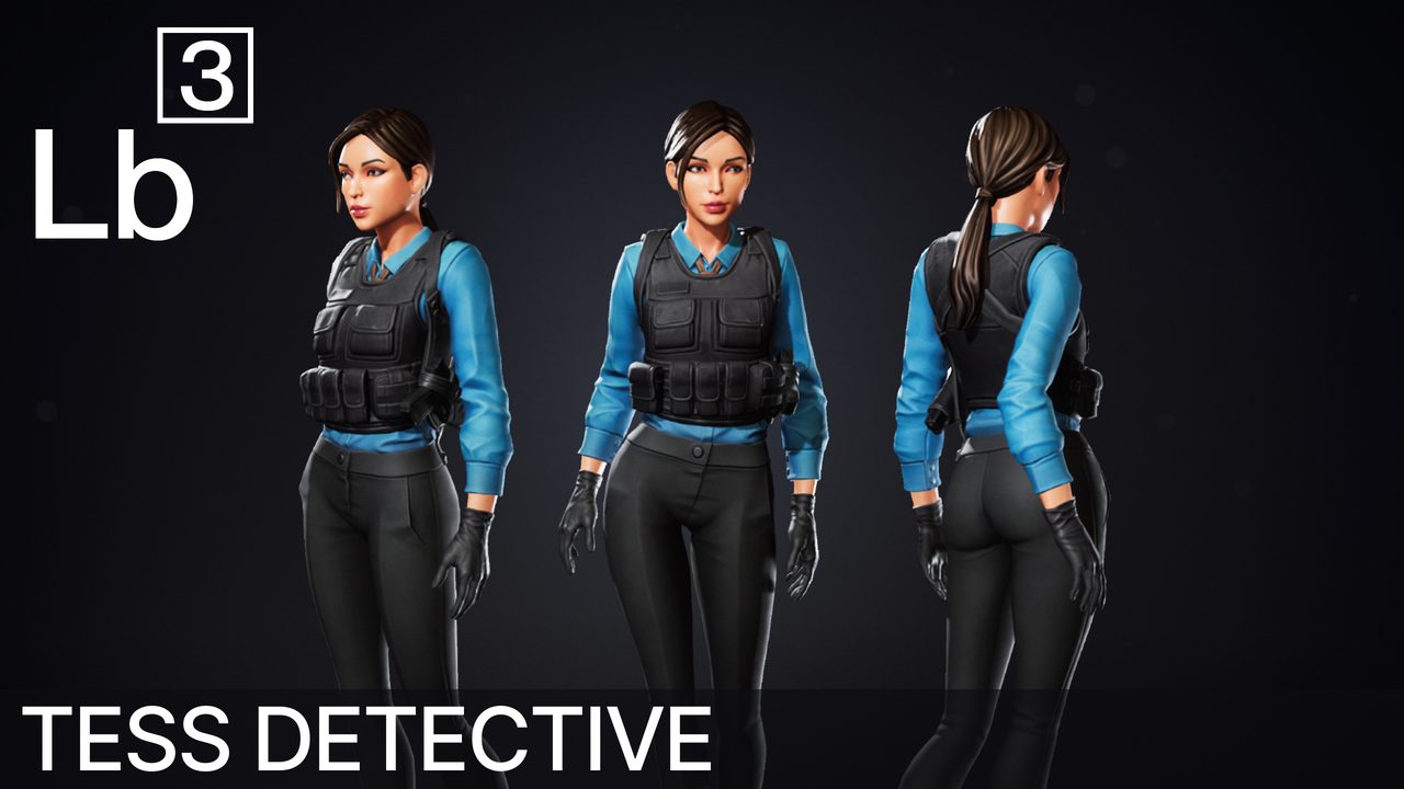 Tess Detective: Stylized Character